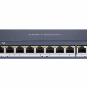 DS-3E0510HP-E, Hikvision Gigabit PoE Switch unmanaged, 8 poorts